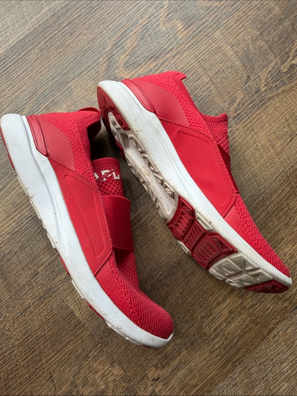 APL Red Techloom Bliss Slip On Athletic Sneakers - Picture 6 of 10
